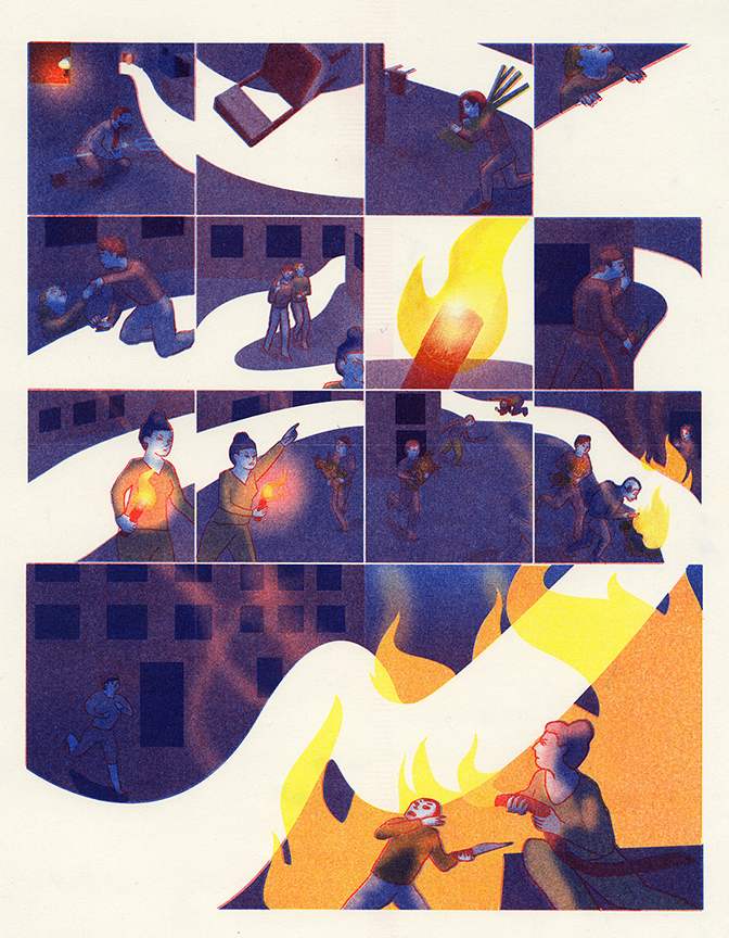 Bobio - image et tradition orale 2 | Planche 2 - Ainsi naquit la voie lactée