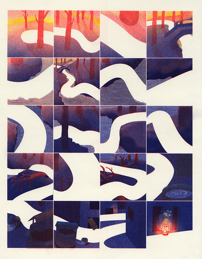 Bobio - image et tradition orale | Planche 1 - Ainsi naquit la voie lactée
