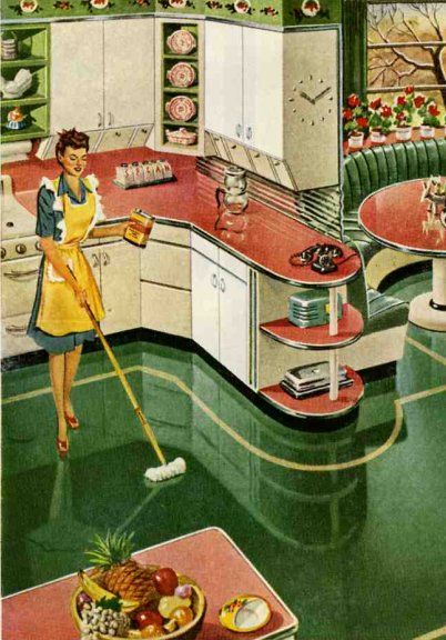 Florilège domestique 12 | Années 1940 (?), publicité en axonométrie