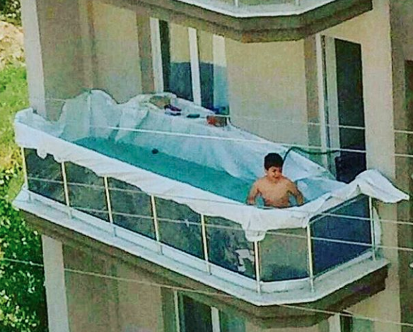 Piscine de balcon | 