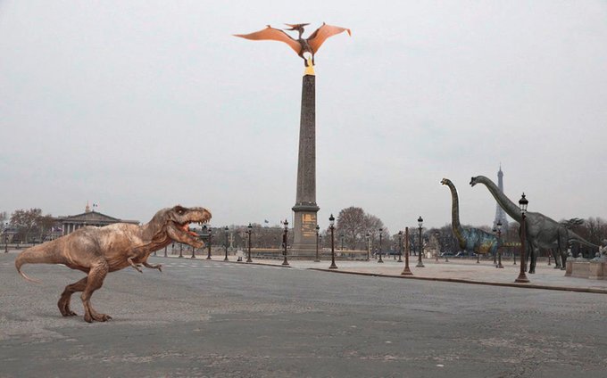 Place de la Concorde | Magnifique photo de Paris au matin du 8e jour de confinement. La nature reprend déjà ses droits. #NOUSSOMMESLEPROBLEME
https://twitter.com/AlexRingess/status/1242182395572469761