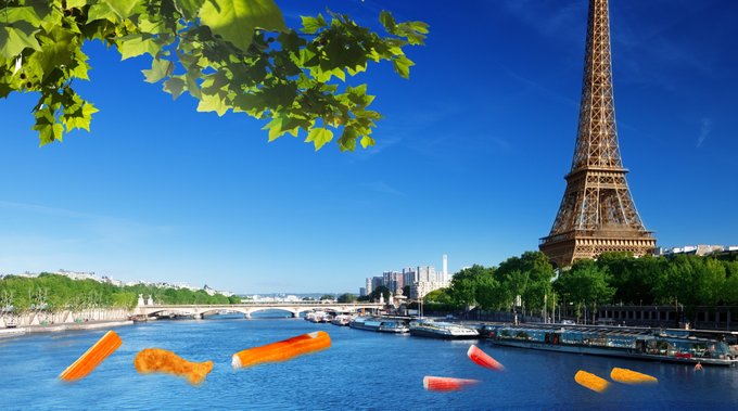 Surimi dans la Seine | Baisse de pollution : les poissons réinvestissent les eaux des fleuves. La nature reprend ses droits.
NousSommesLeProblème
https://twitter.com/MachinOfficiel/status/1250011568525520898